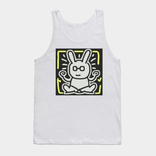 Funny Keith Haring, cat yoga Tank Top